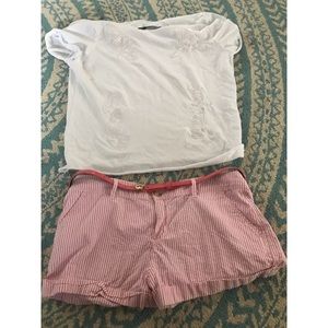 Abercrombie & Fitch shorts & Top